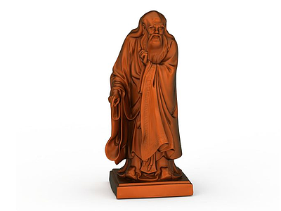 铜制雕像模型3d模型