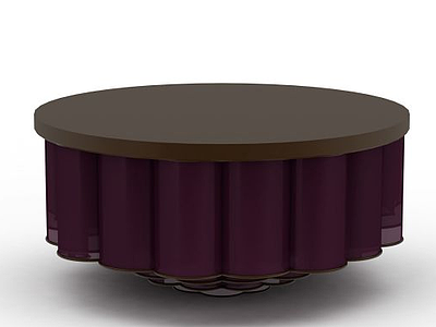 室内圆桌模型3d模型