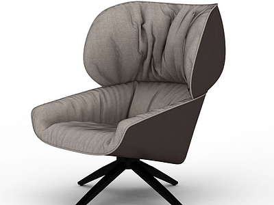 沙发转椅模型3d模型