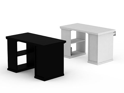 室内家居电脑桌模型3d模型