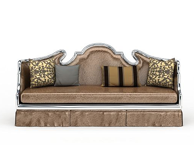 3d欧式高档沙发模型