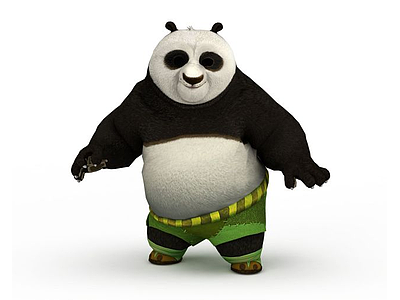 3D功夫熊猫模型