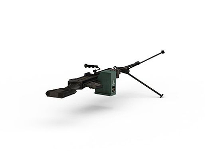 3dCOD5武器机枪模型