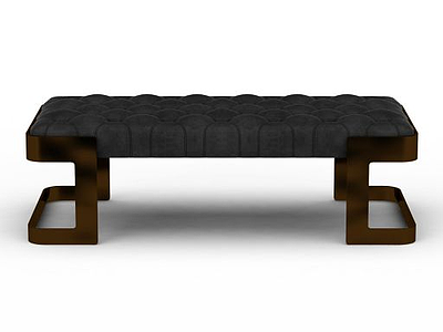 室内沙发凳模型3d模型
