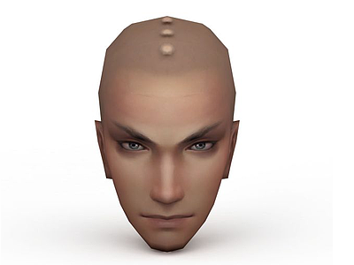 游戏人物头部模型3d模型