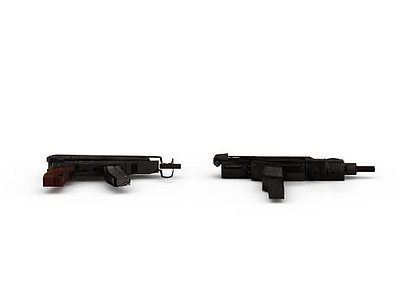 军事武器冲锋枪模型3d模型
