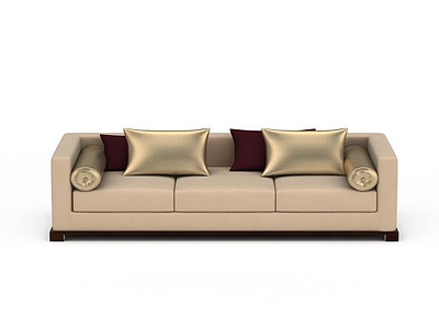 精美客厅沙发模型3d模型