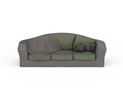 3d布艺休闲沙发免费模型