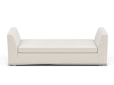 休闲沙发长凳模型3d模型