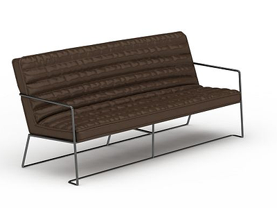 休闲双人沙发模型3d模型