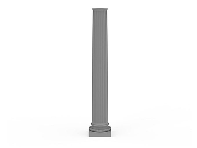建筑柱子模型