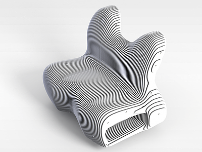 3d创意休闲椅子模型