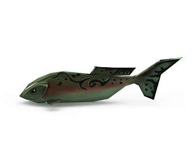 LOL菲兹的鲨鱼模型3d模型