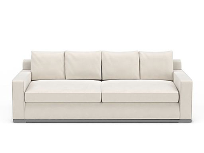3d现代简约风格多人沙发免费模型
