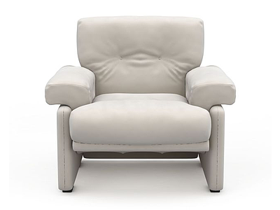 休闲单人沙发模型3d模型