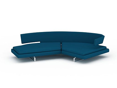 3d创意弧形沙发免费模型
