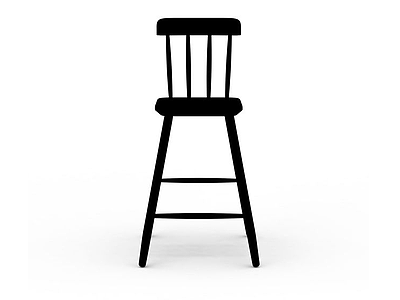 3d室内家具<font class='myIsRed'>高脚座椅</font>免费模型