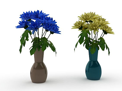 3d室内装饰花瓶模型