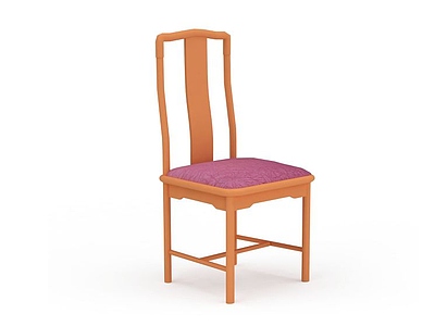 实木餐椅模型