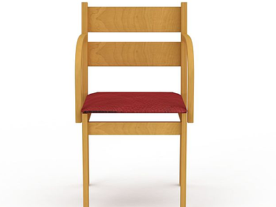 3d客厅实木椅子免费模型
