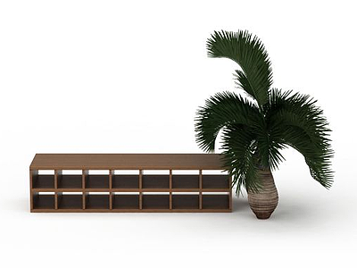 3d简易木柜模型