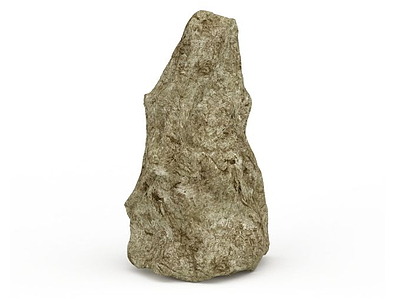 3d公园装饰石头免费模型