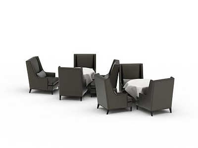 3d现代休闲椅子免费模型