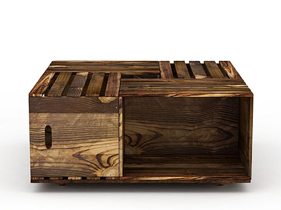 木箱模型3d模型