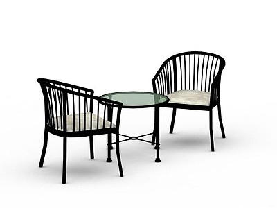 C4D3d現代客廳桌椅免費模型模型