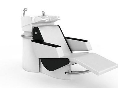 3d现代洗头椅模型
