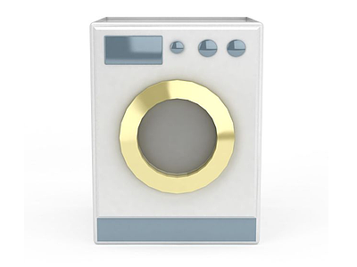 家用全自动洗衣机模型3d模型