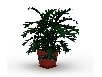 室内绿植模型3d模型