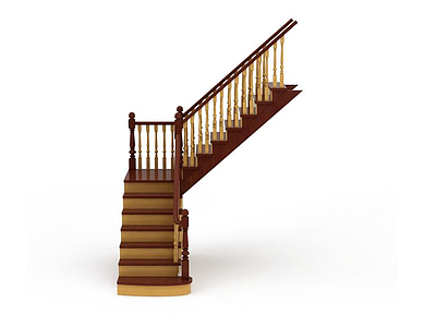 客厅楼梯模型3d模型