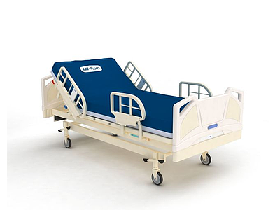 3d医院病床模型