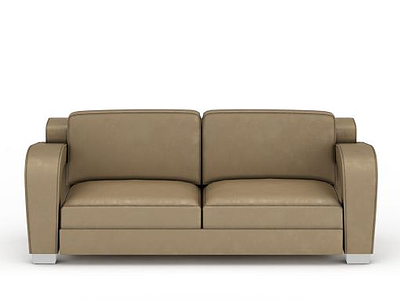 简约双人沙发模型3d模型