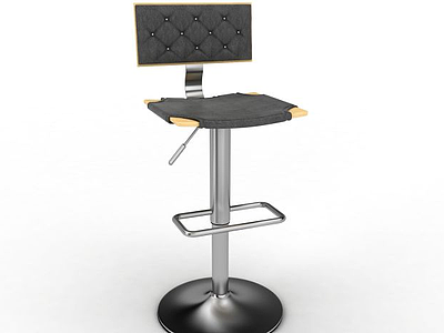 欧式吧台椅模型3d模型