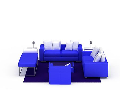 3d现代家具沙发免费模型