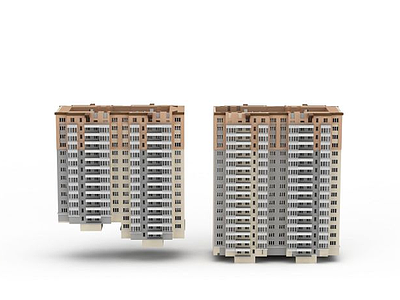 高楼建筑模型3d模型