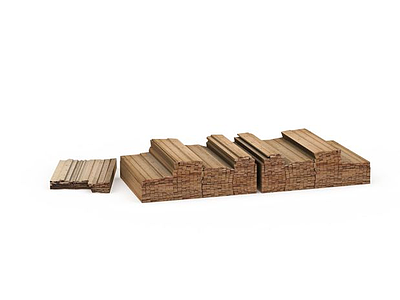 木材板材模型3d模型