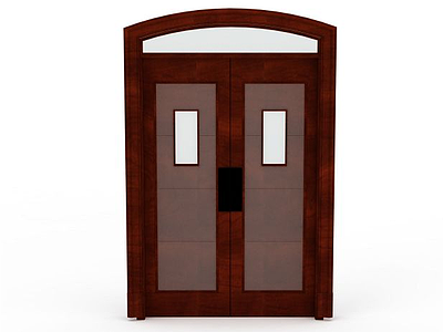 室内实木复合门模型3d模型