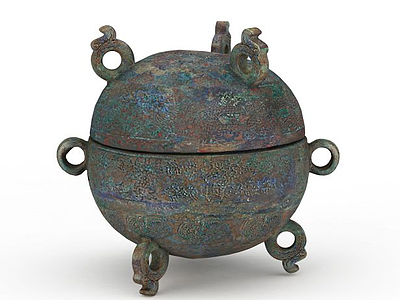 古代铜制品模型3d模型