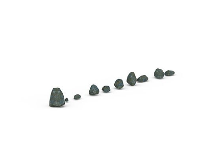 石头模型3d模型