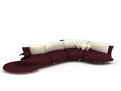 客厅布艺沙发模型3d模型