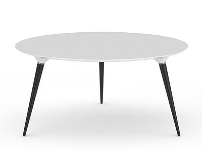 3d圆形休闲桌免费模型