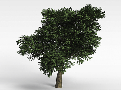 园林绿树模型3d模型