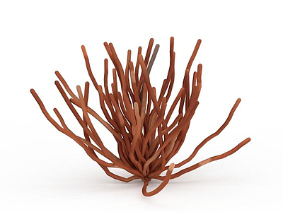 海底红珊瑚模型3d模型