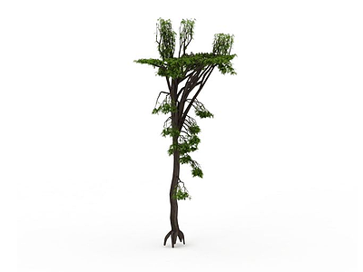 3d游戏植物树模型