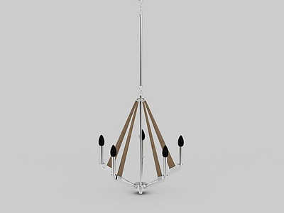 烛台吊灯模型3d模型