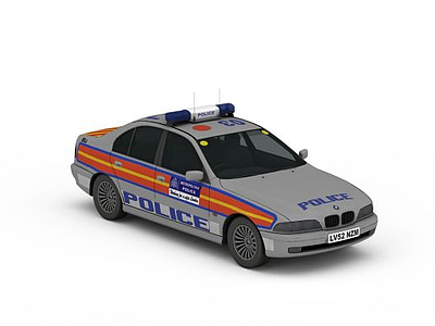警车模型3d模型