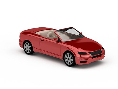 微型轿车模型3d模型